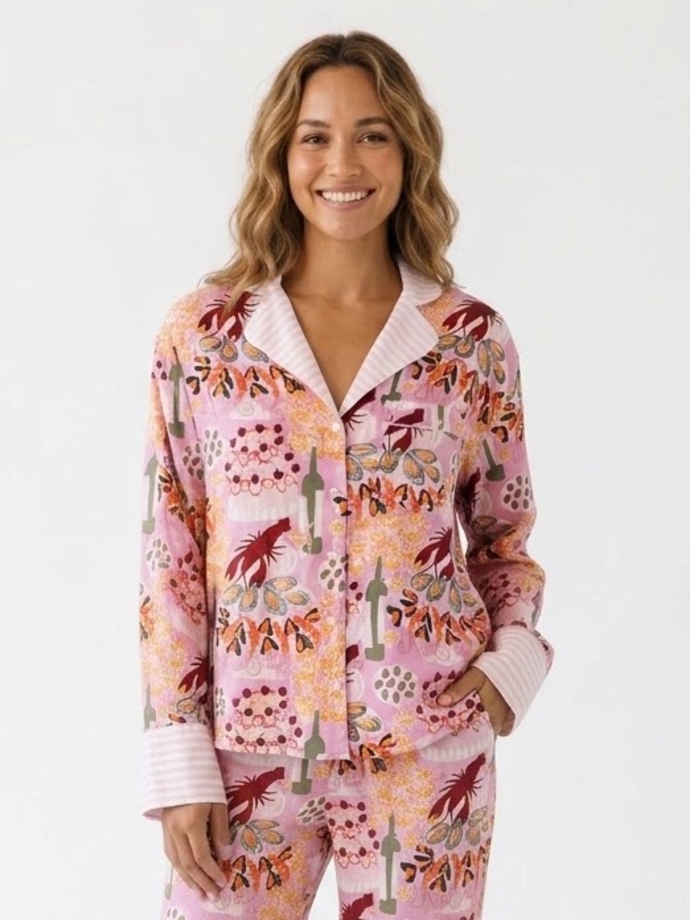 Lyrebird - Anthropologie Womens Pj Top - Medium